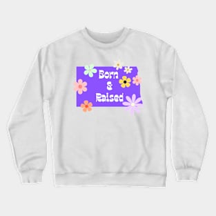 Groovy North Dakota Crewneck Sweatshirt